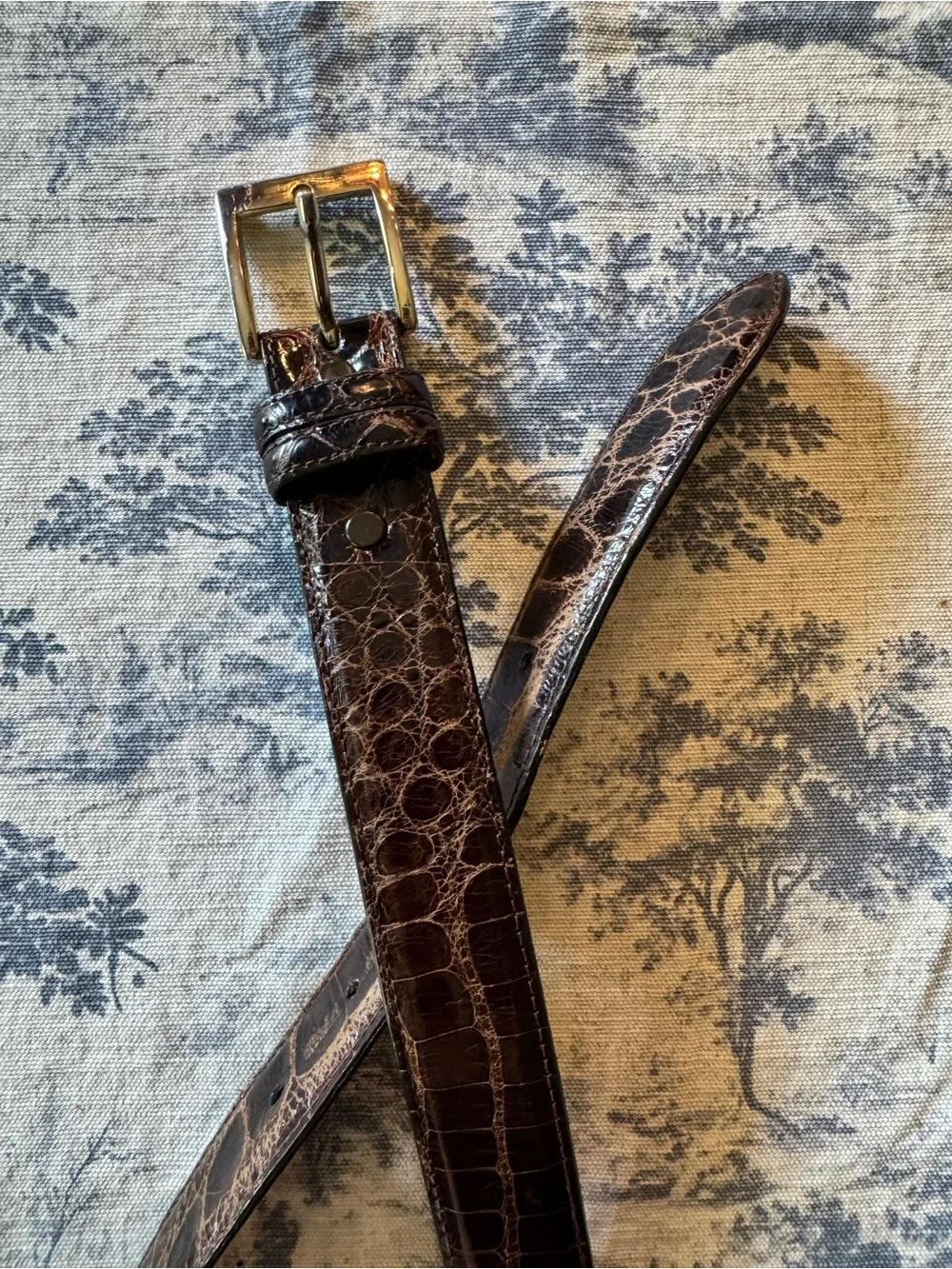 Genuine American alligator belt size 36